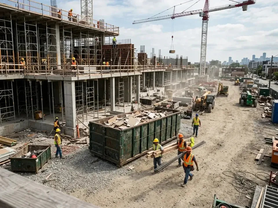 commercial-construction-site-w-002 — frequently asked questions, Low Cost Construction Dumpster Rental in Pikesville, MD